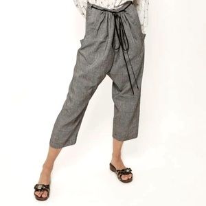 Vivienne Westwood drop-crotch linen trouser